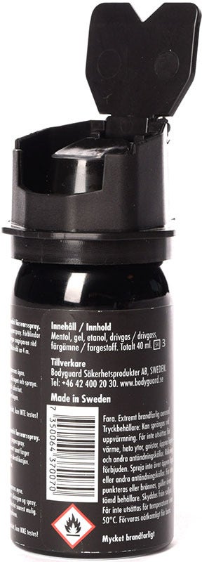 Självförsvarsspray Bodyguard Knock Out Version 3 - Förblindar, färgar och paralyserar