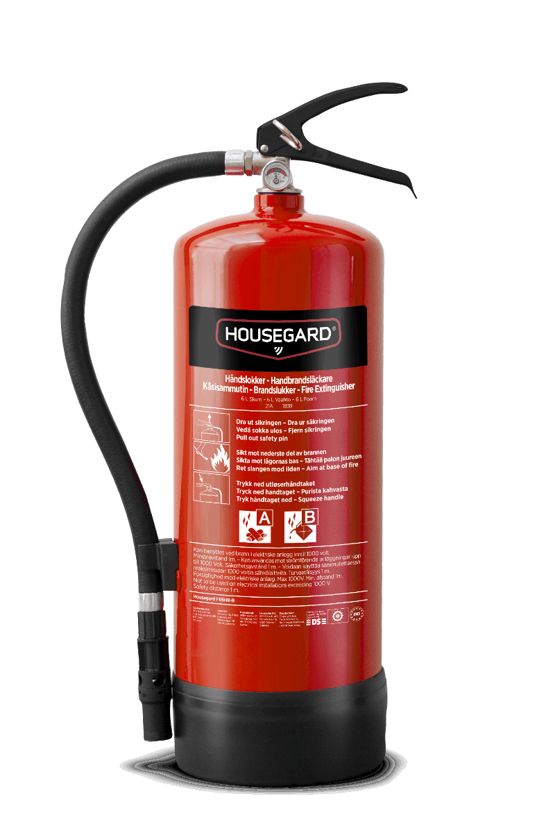 Skumsläckare 6 liter 21A 183B Housegard
