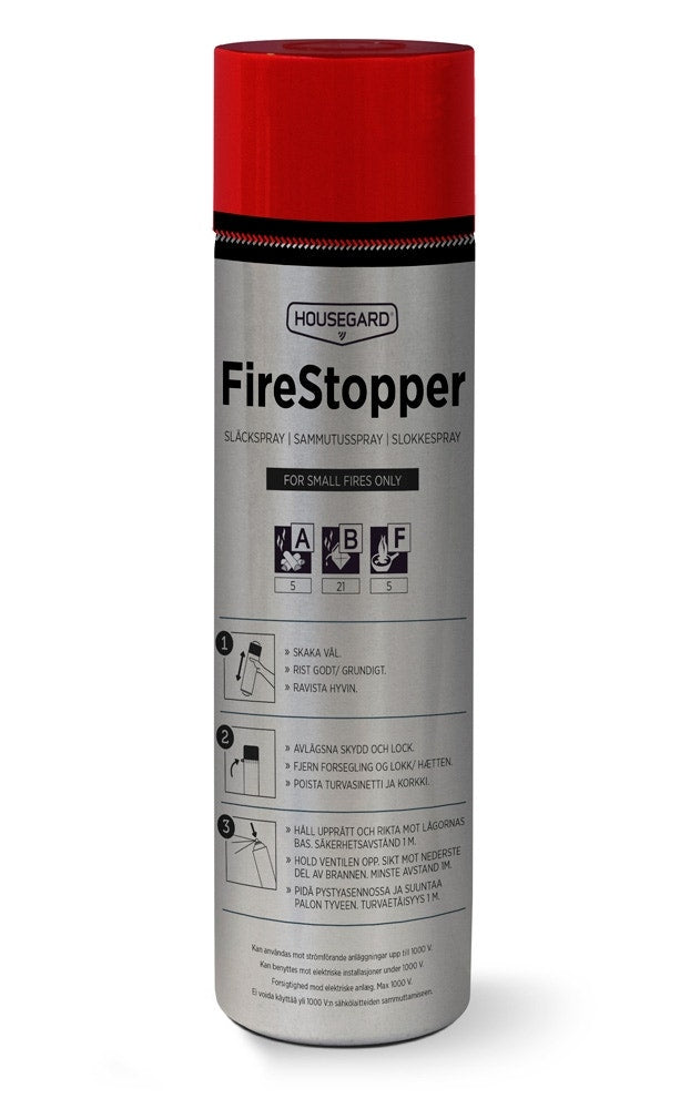 Släckspray Housegard FireStopper 5A 21B 5F