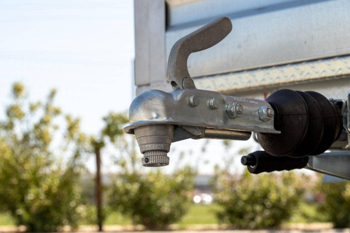 Släpvagnslås Eureka monterat på trailer