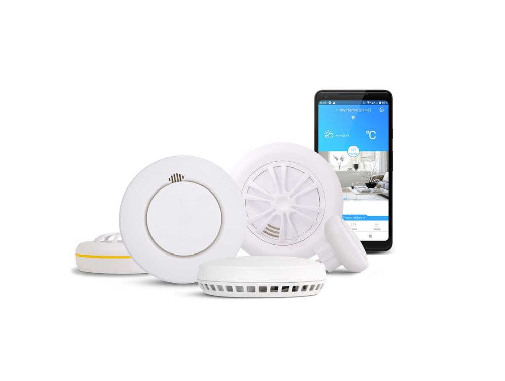 Smart brandvarnaresystem Housegard Note serie med app