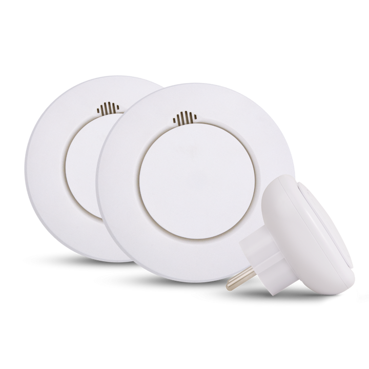 Smart brandvarnaresystem Housegard Note Family - Startpaket med hub och två brandvarnare – St George