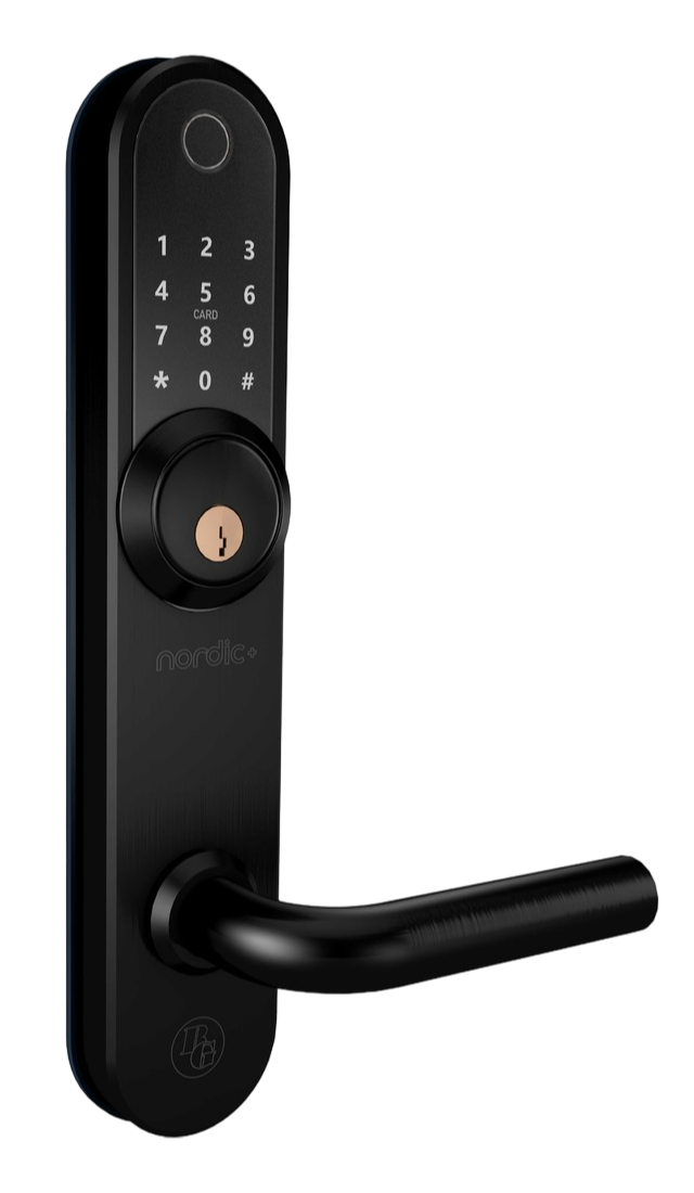 Smart digitalt lås BG 4000 Nordic+ Svart