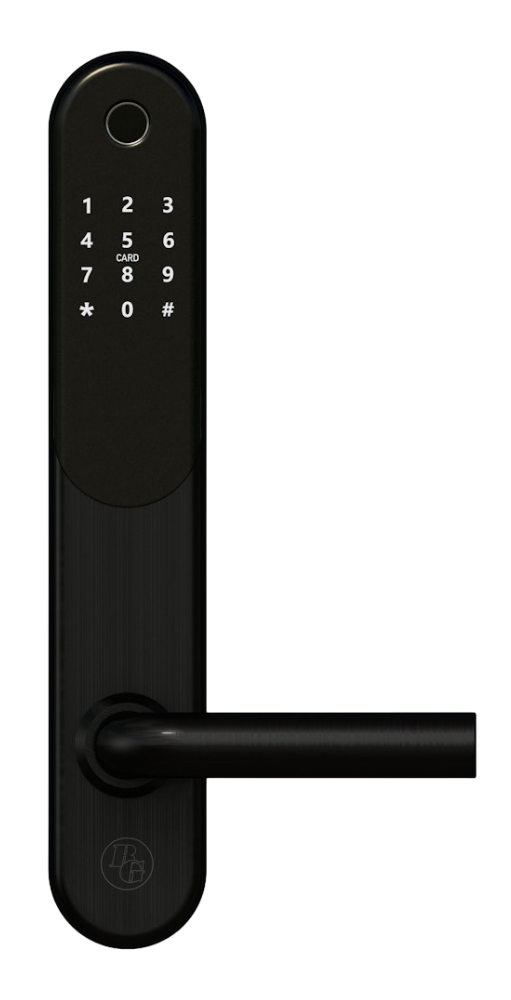 Smart digitalt dörrlås BG 5000 Svart