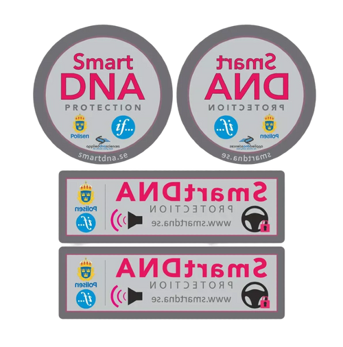 Bildekaler "SmartDNA Protection" - 4 styck