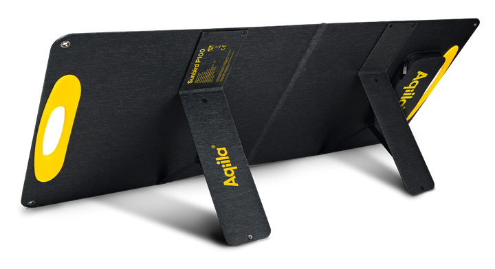 Solpanel Aqiila Powerbird P100 Baksida med stöd