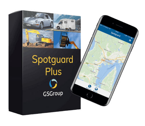 Godkänt spårningssystem SpotGuard Plus 4G för bil, båt och maskin