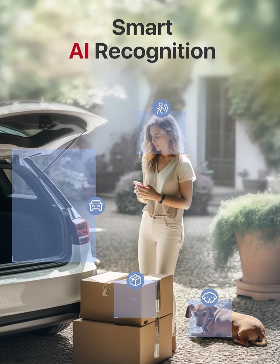 Inom- & utomhuskamera X-Sense SSC0A med WiFi och solcellsladdare