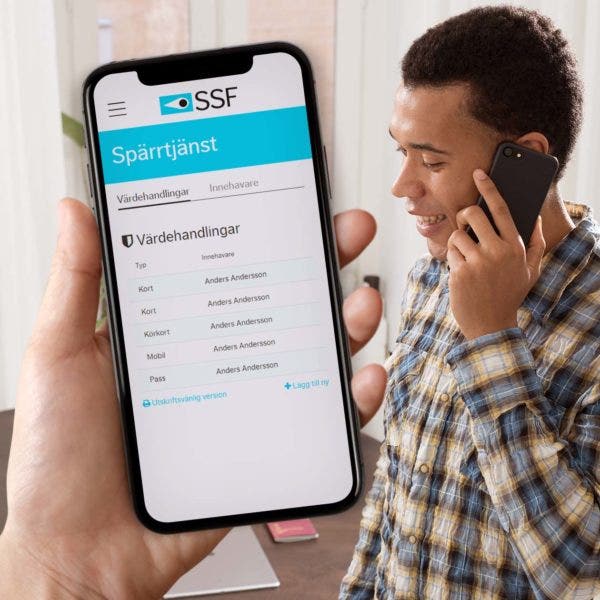 SSF Spärrtjänst med ID-stöldsupport