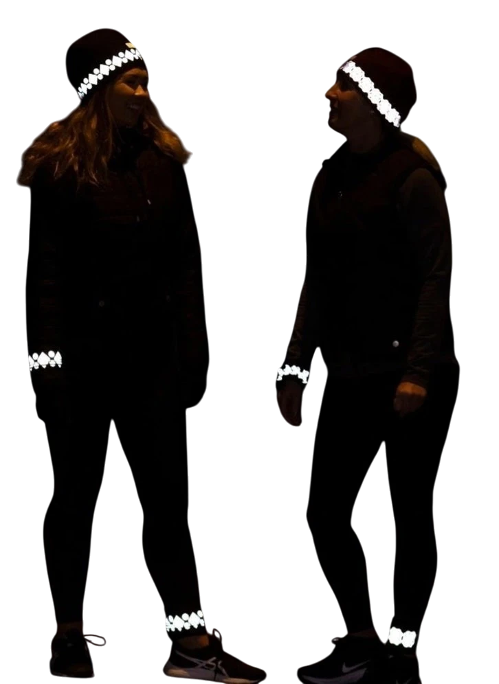 St George Security Store rynkat reflexarmband i 3M Scotchlite med mönster för ökad synlighet på jacka eller ben