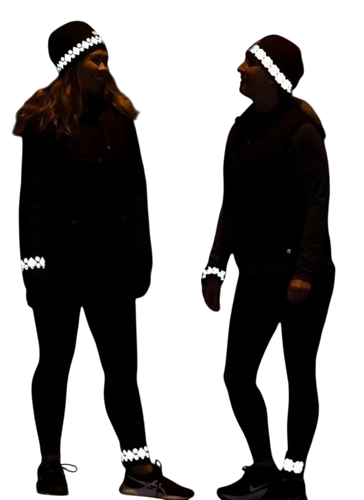 St George Security Store rynkat reflexarmband i 3M Scotchlite med mönster för ökad synlighet på jacka eller ben
