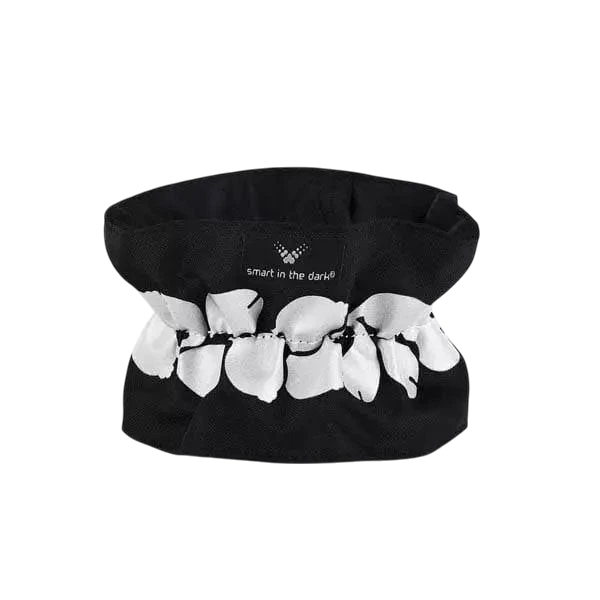 St George Security Store rynkat reflexarmband med blommönster i 3M Scotchlite för ökad synlighet på jackan