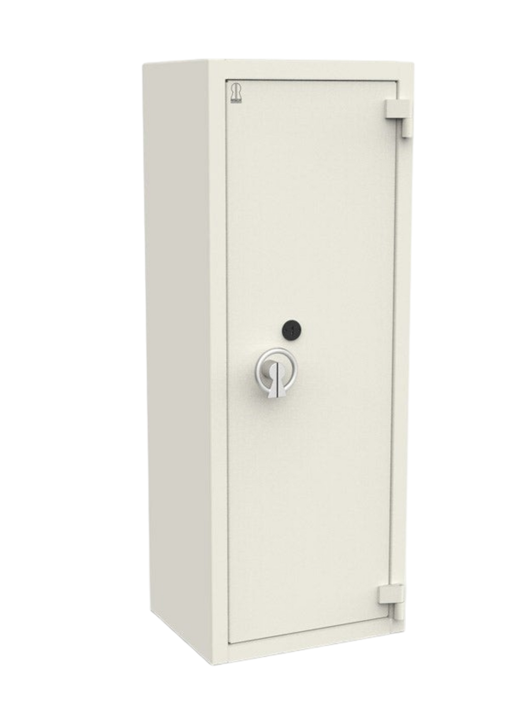 St George Security Store Robursafe RSK 1600 Sicherheitsschrank in hellem Grau mit Drehgriff und Scharnieren