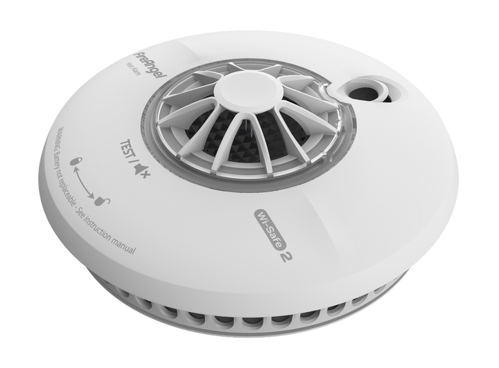 Temperaturvarnare FireAngel Wi-Safe2 sammankopplingsbar med inbyggt 10-års batteri