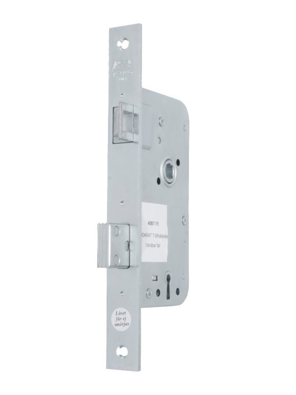 Tillhållarlåshus ASSA 40B7 - 85 mm - Höger - 68 mm - PP