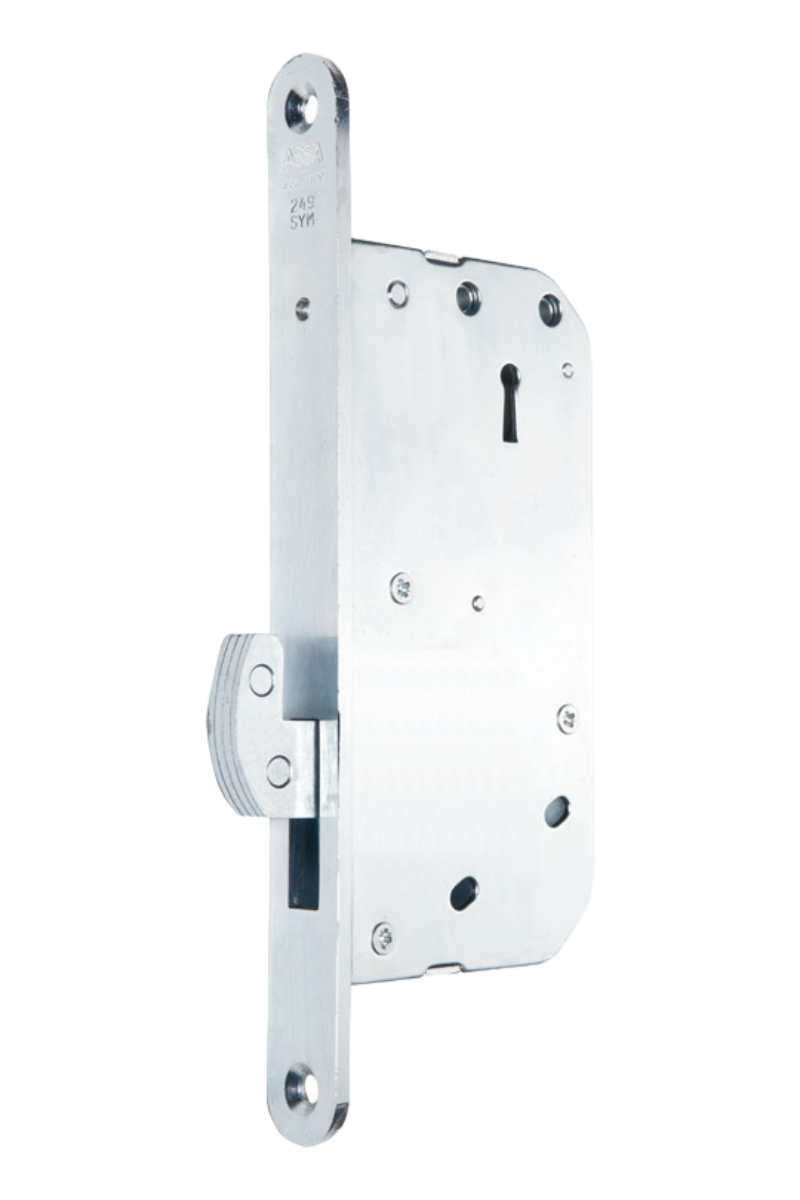 Tillhållarlåshus ASSA 249 med hakregel