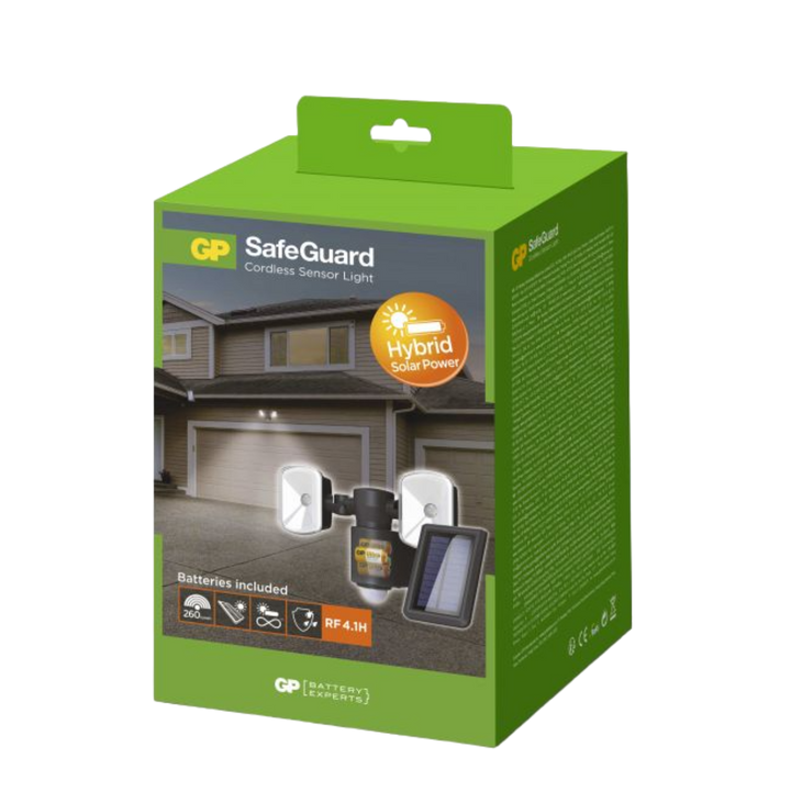 Trådlös utomhusbelysning GP Safeguard RF4.1