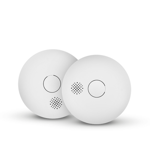 Trådlös brandvarnare Housegard Luma med inbyggt 10-årsbatteri – 2-pack