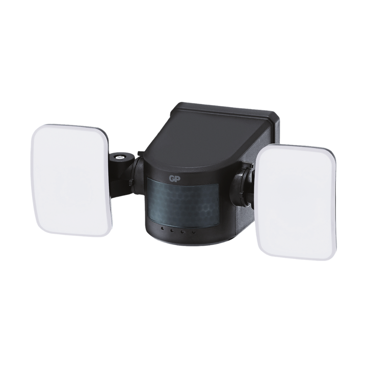 Trådlös utomhusbelysning GP Safeguard RF2.1 med två lampor och rörelsesensor