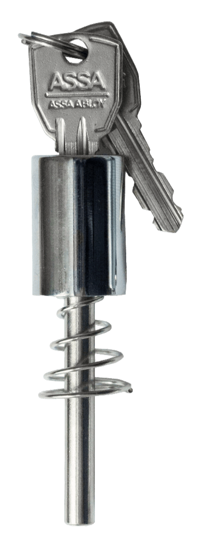 Tryckcylinder ASSA 4484 med lång pinne till låsbart handtag