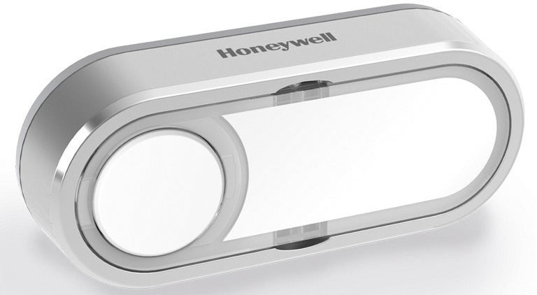 Trådlös tryckknapp till Honeywell dörrklockor DCP511 – Liggande - Grå