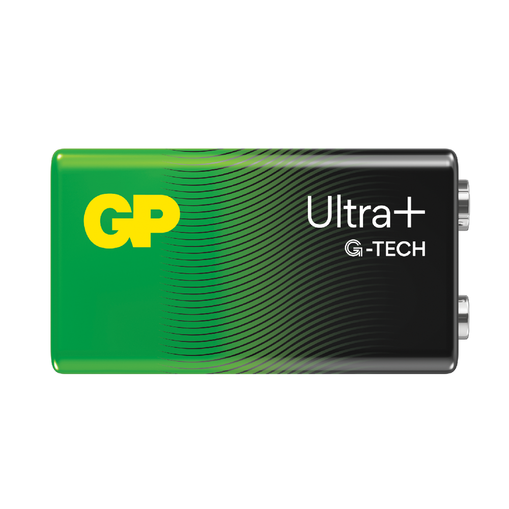 Engångsbatteri GP Ultra Plus 9V / 6LF22 20-pack