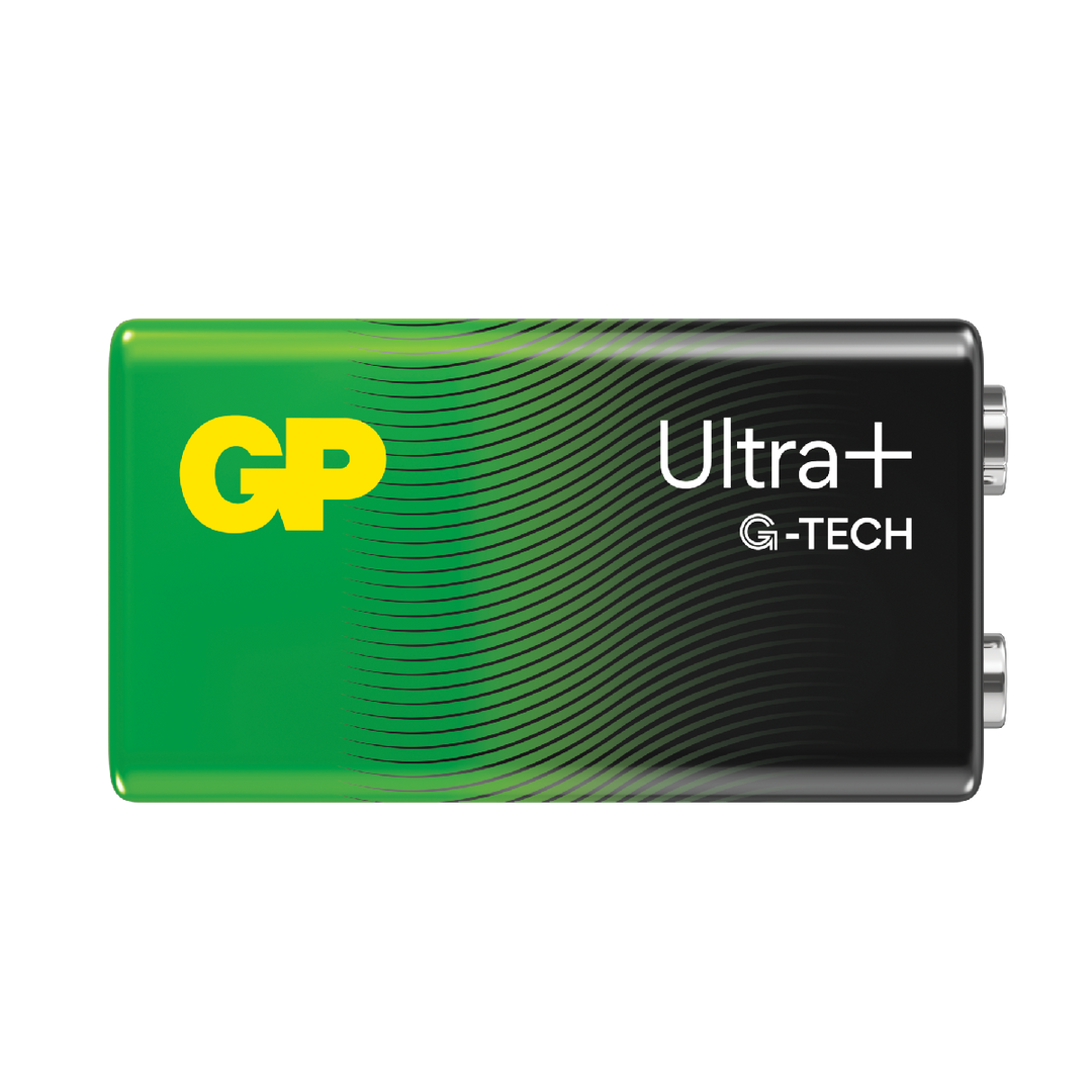 Engångsbatteri GP Ultra Plus 9V / 6LF22 20-pack