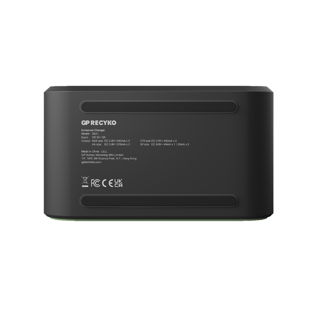 Batteriladdare GP ReCyko Universal AA/ AAA / C / D / 9V  (B631)