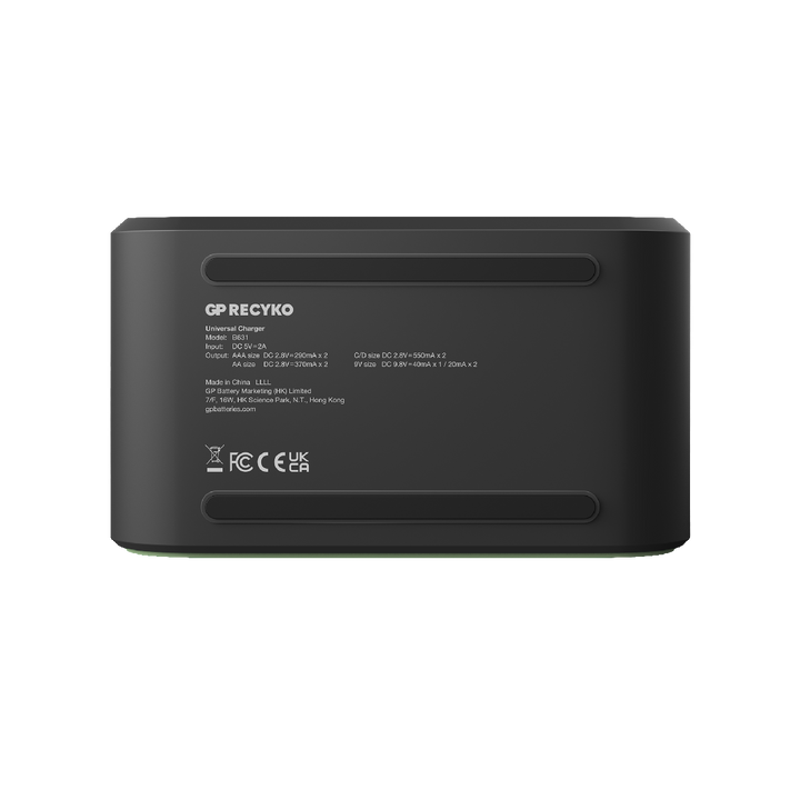 Batteriladdare GP ReCyko Universal AA/ AAA / C / D / 9V  (B631)