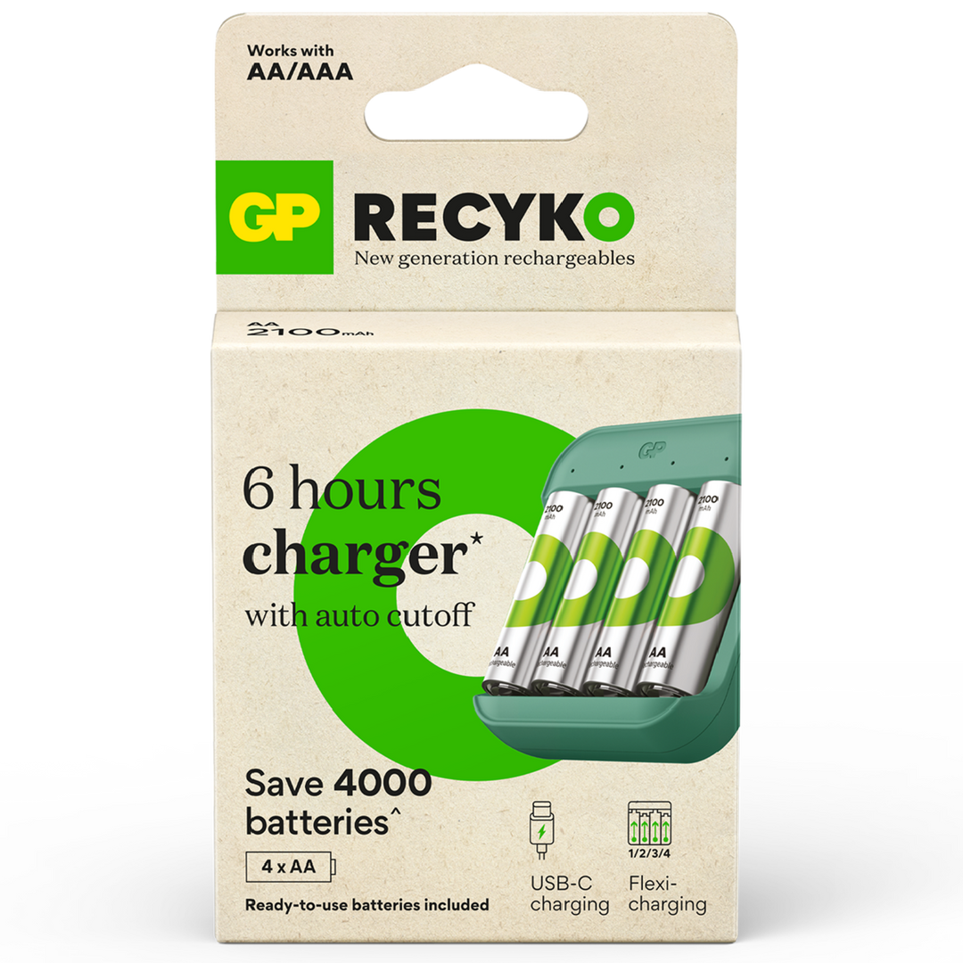 Batteriladdare GP ReCyko B423 AA / AAA