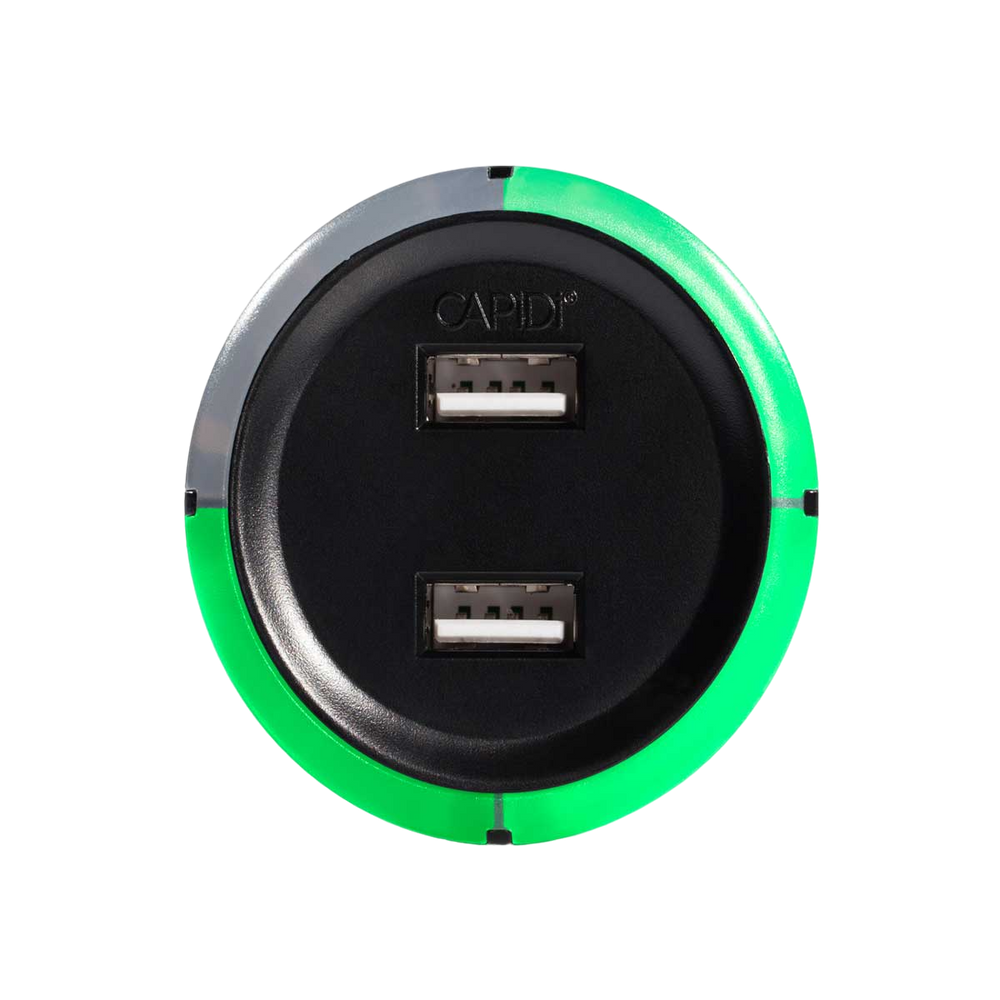 USB laddare med timer CAPiDi Svart