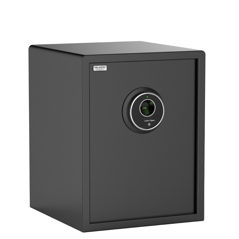 Värdeförvaringsskåp MBG 45 BioPin med fingeravläsning