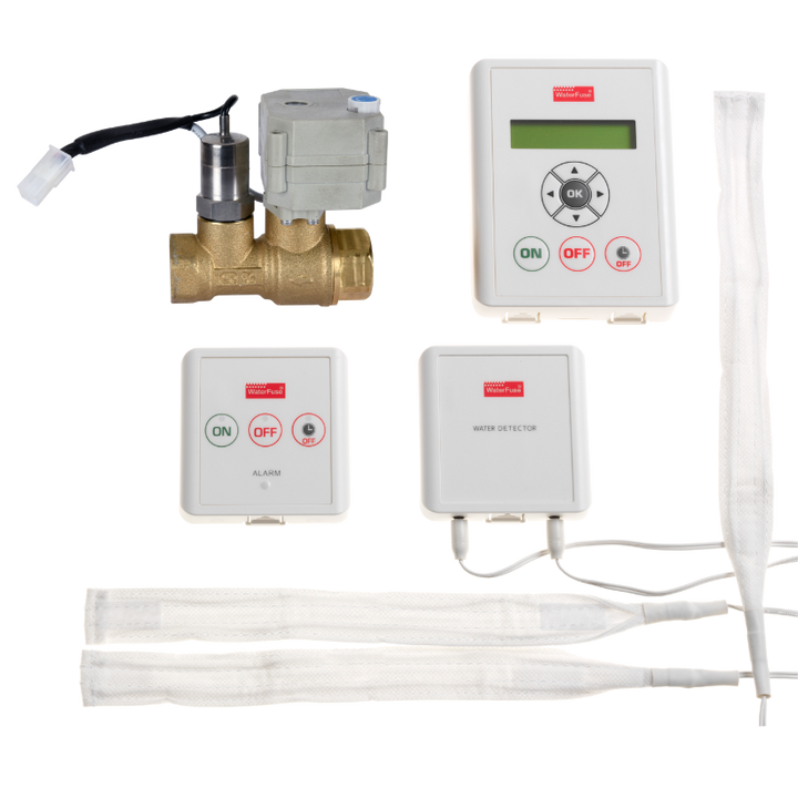 Vattenfelsbrytare WaterFuse® Villa Komplett till huvudvattenledningen