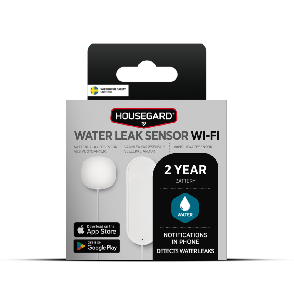 Vattenlarm med WiFi Housegard WA202 - Förpackning