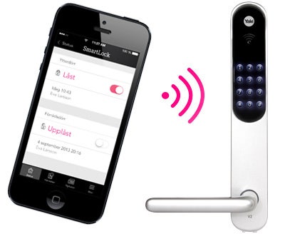 Låspaket Yale Doorman för styrning via mobiltelefon