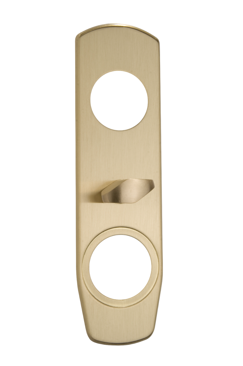 Vredskylt ASSA 4356 - Mattmässing