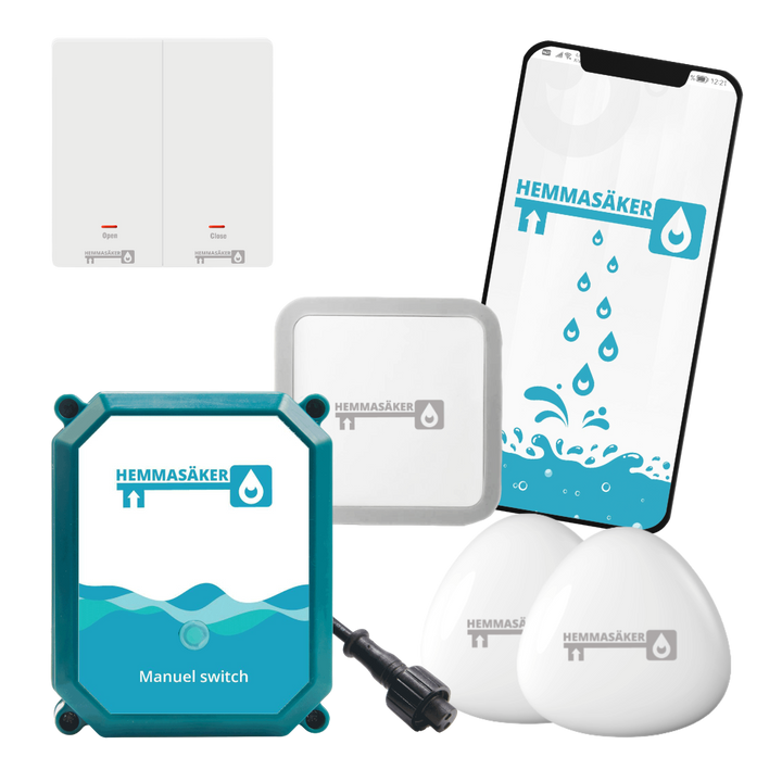 Vatten- och läckagebrytare WaterControl by Hemmasäker