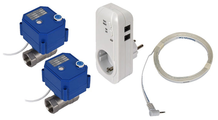 2 st Läckagebrytare WaterFuse® Plugin inklusive ventiler
