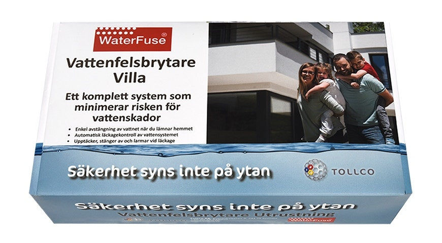Vattenfelsbrytare WaterFuse® Villa Förpackning