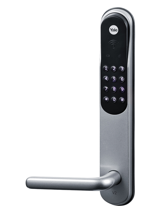 Digitalt dörrlås Yale Doorman MPL V2N till spanjolettdörrar - Silver
