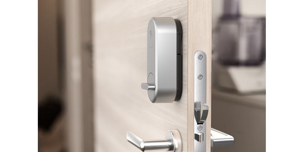 REA-Smart lås Yale Linus Family Silver – bild 3 – St George