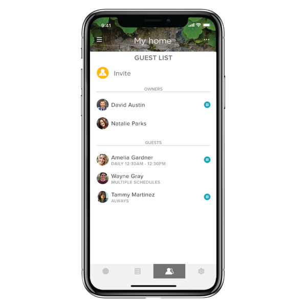 Yale Access app med gästelista