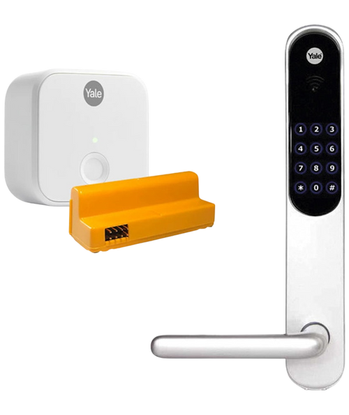 UTGÅTT - Digitalt dörrlås Yale Doorman Classic Connected Silver